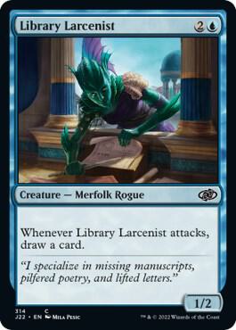 Library Larcenist - Jumpstart 2022 Magic: The Gathering trading card
