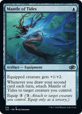 Mantle of Tides - Jumpstart 2022 Magic: The Gathering trading card