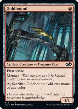 Goldhound - Jumpstart 2022 Magic: The Gathering trading card
