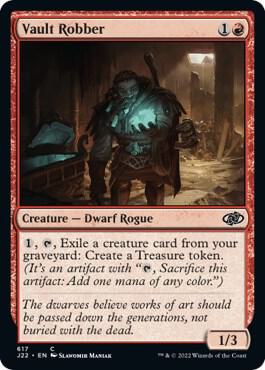 Vault Robber - Jumpstart 2022 Magic: The Gathering trading card