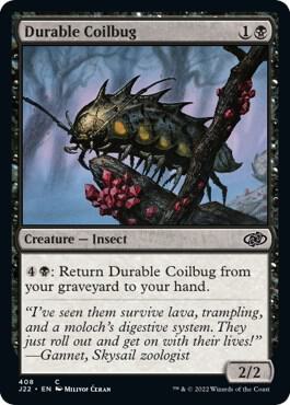 Durable Coilbug - Jumpstart 2022 Magic: The Gathering trading card