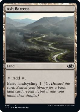 Ash Barrens - Jumpstart 2022 Magic: The Gathering trading card
