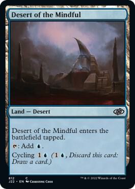 Desert of the Mindful - Jumpstart 2022 Magic: The Gathering trading card