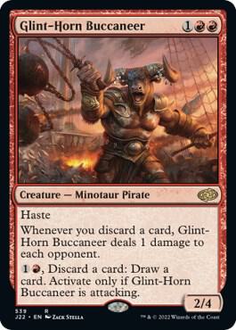Glint-Horn Buccaneer - Jumpstart 2022 Magic: The Gathering trading card