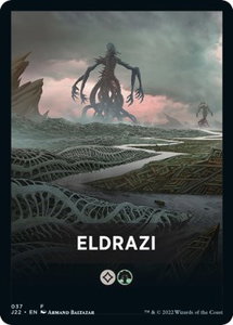 Eldrazi Theme Card - Jumpstart 2022 (J22) #37 - Token Magic: The Gathering Trading Card