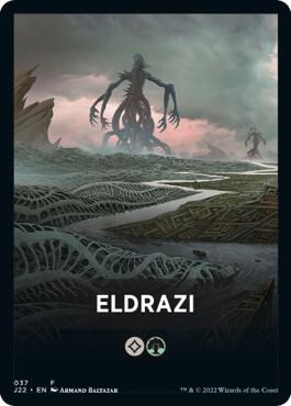 Eldrazi Theme Card trading card from Jumpstart 2022 Eldrazi Theme Card - Jumpstart 2022 Magic: The Gathering trading card