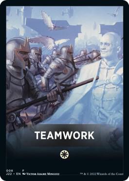 Teamwork Theme Card - Jumpstart 2022 Magic: The Gathering trading card