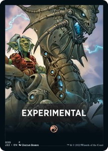 Experimental Theme Card - Jumpstart 2022 (J22) #30 - Token Magic: The Gathering Trading Card