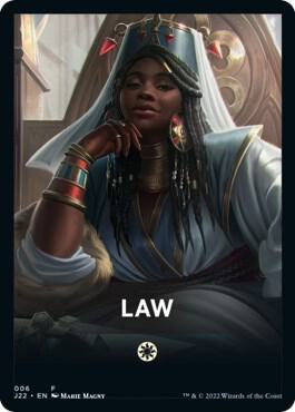 Law Theme Card - Jumpstart 2022 Magic: The Gathering trading card