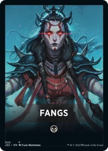 Fangs Theme Card - Jumpstart 2022 (J22) #22 - Token Magic: The Gathering Trading Card