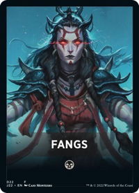 Fangs Theme Card - Jumpstart 2022 (J22) #22 - Token Magic: The Gathering Trading Card