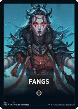 Fangs Theme Card - Jumpstart 2022 Magic: The Gathering trading card