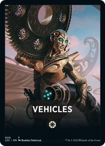 Vehicles Theme Card - Jumpstart 2022 (J22) #9 - Token Magic: The Gathering Trading Card