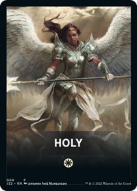 Holy Theme Card - Jumpstart 2022 (J22) #4 - Token Magic: The Gathering Trading Card
