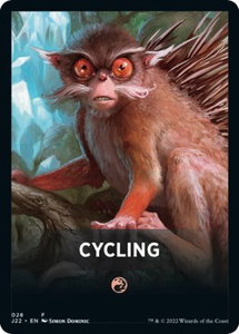 Cycling Theme Card - Jumpstart 2022 (J22) #28 - Token Magic: The Gathering Trading Card