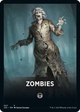 Zombies Theme Card - Jumpstart 2022 Magic: The Gathering trading card