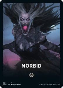 Morbid Theme Card - Jumpstart 2022 (J22) #24 - Token Magic: The Gathering Trading Card