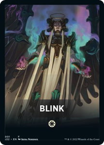 Blink Theme Card - Jumpstart 2022 (J22) #1 - Token Magic: The Gathering Trading Card