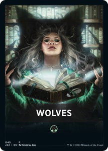 Wolves Theme Card - Jumpstart 2022 (J22) #45 - Token Magic: The Gathering Trading Card