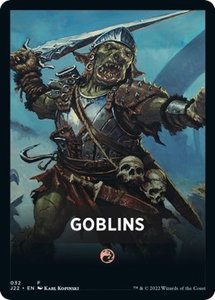 Goblins Theme Card - Jumpstart 2022 (J22) #32 - Token Magic: The Gathering Trading Card