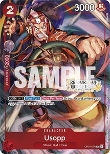 Usopp - OP01-004 (Treasure Cup) - One Piece Promotion Cards (OP-PR) #OP01-004 - Promo One Piece Trading Card