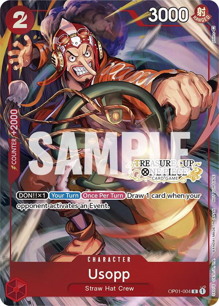 Usopp - OP01-004 (Treasure Cup) - One Piece Promotion Cards One Piece trading card