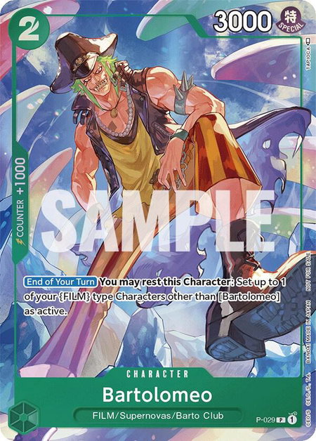 Bartolomeo (Event Pack Vol. 1) - One Piece Promotion Cards One Piece trading card