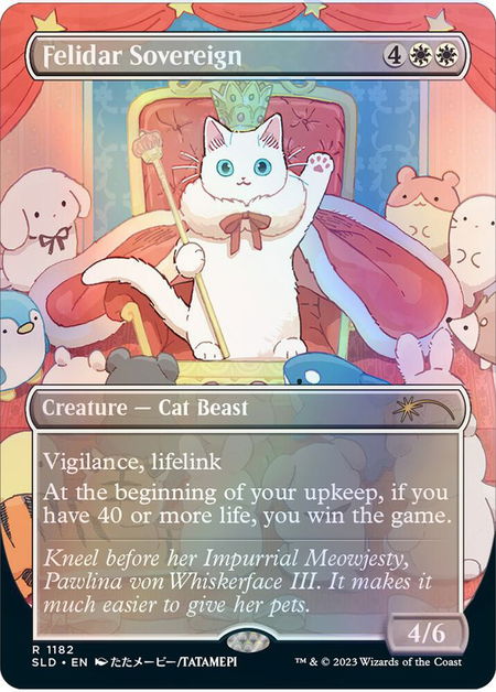 Felidar Sovereign (1182) - Secret Lair Drop Series Magic: The Gathering trading card