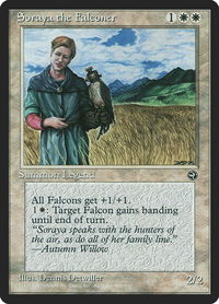 Soraya the Falconer - Homelands (HML) #18 - Rare Magic: The Gathering Trading Card