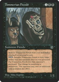 Timmerian Fiends - Homelands (HML) #58 - Rare Magic: The Gathering Trading Card