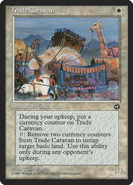 Trade Caravan - Homelands Magic: The Gathering trading card