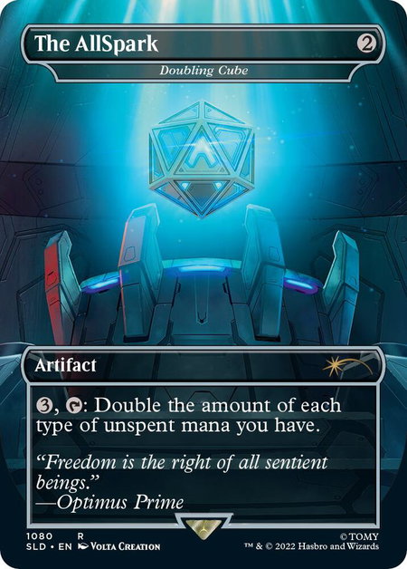 The AllSpark - Doubling Cube - Secret Lair Drop Series Magic: The Gathering trading card