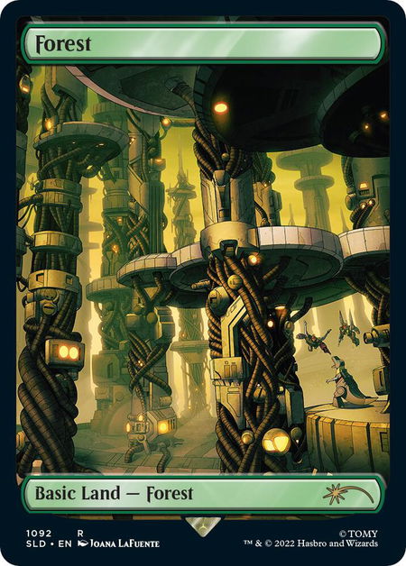 Forest (1092) - Secret Lair Drop Series Magic: The Gathering trading card