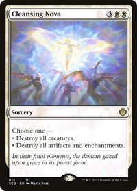 Cleansing Nova - Starter Commander Decks (SCD) #12 - Rare Magic: The Gathering Trading Card