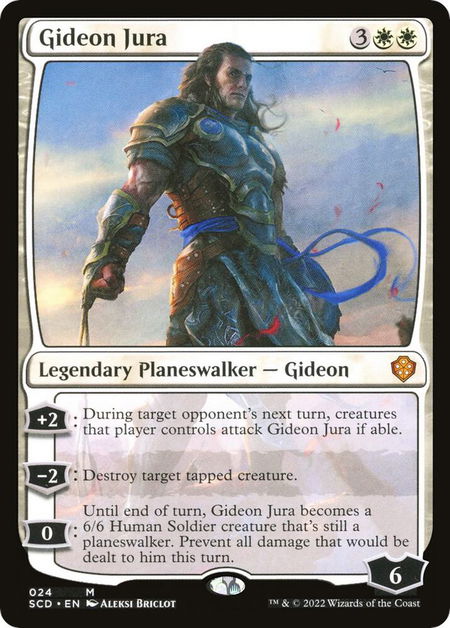 Gideon Jura - Starter Commander Decks Magic: The Gathering trading card