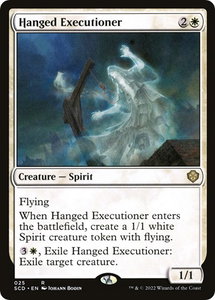 Hanged Executioner - Starter Commander Decks (SCD) #25 - Rare Magic: The Gathering Trading Card