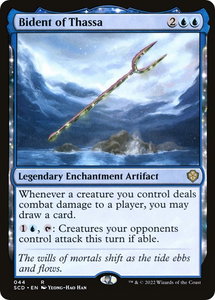 Bident of Thassa - Starter Commander Decks (SCD) #44 - Rare Magic: The Gathering Trading Card