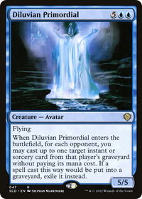 Diluvian Primordial - Starter Commander Decks (SCD) #47 - Rare Magic: The Gathering Trading Card