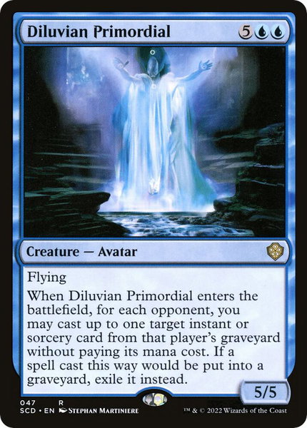 Diluvian Primordial trading card from Starter Commander Decks Diluvian Primordial - Starter Commander Decks Magic: The Gathering trading card