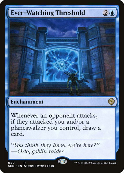 Ever-Watching Threshold trading card from Starter Commander Decks Ever-Watching Threshold - Starter Commander Decks Magic: The Gathering trading card