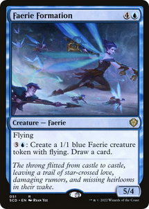 Faerie Formation - Starter Commander Decks (SCD) #51 - Rare Magic: The Gathering Trading Card