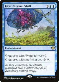 Gravitational Shift - Starter Commander Decks (SCD) #54 - Rare Magic: The Gathering Trading Card