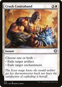 Crush Contraband - Starter Commander Decks (SCD) #16 - Uncommon Magic: The Gathering Trading Card
