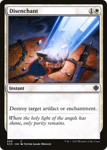 Disenchant - Starter Commander Decks (SCD) #20 - Common Magic: The Gathering Trading Card