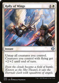 Rally of Wings - Starter Commander Decks (SCD) #30 - Uncommon Magic: The Gathering Trading Card