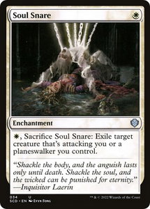 Soul Snare - Starter Commander Decks (SCD) #34 - Uncommon Magic: The Gathering Trading Card