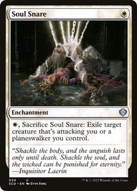 Soul Snare - Starter Commander Decks (SCD) #34 - Uncommon Magic: The Gathering Trading Card
