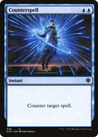 Counterspell - Starter Commander Decks (SCD) #45 - Common Magic: The Gathering Trading Card