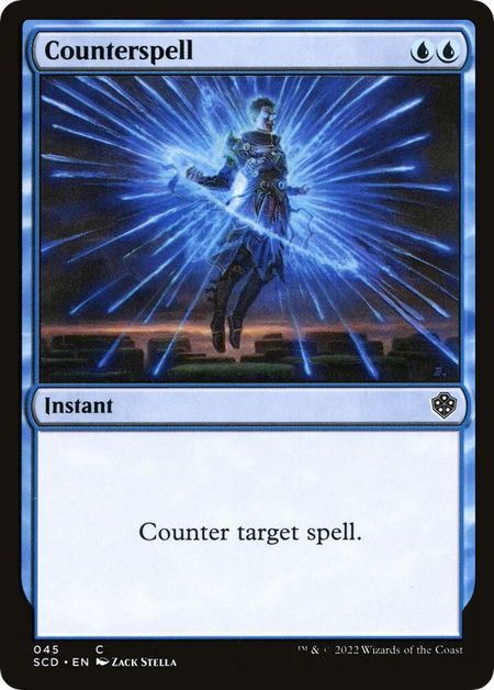 Counterspell - Starter Commander Decks Magic: The Gathering trading card