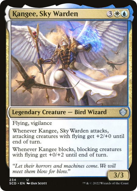 Kangee, Sky Warden - Starter Commander Decks Magic: The Gathering trading card